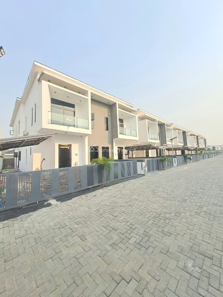 Newly Built 4 Bedroom Semi-detached Duplex with Bq in a Gated Estate, Orchid, Before Roundabout, Lekki, Lagos, Semi-detached Duplex for Rent