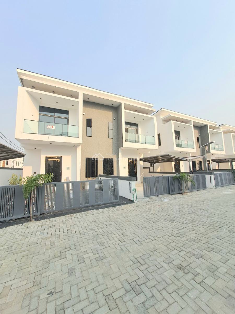 Newly Built 4 Bedroom Semi-detached Duplex with Bq in a Gated Estate, Orchid, Before Roundabout, Lekki, Lagos, Semi-detached Duplex for Rent