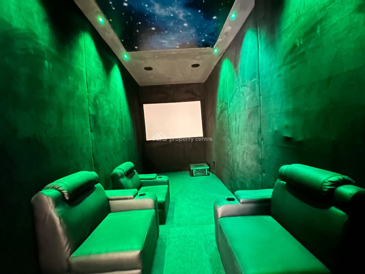 Luxuriously Built Five Bedroom Detached House with Cinema & Pool, Chevron, Lekki, Lagos, Detached Duplex for Sale