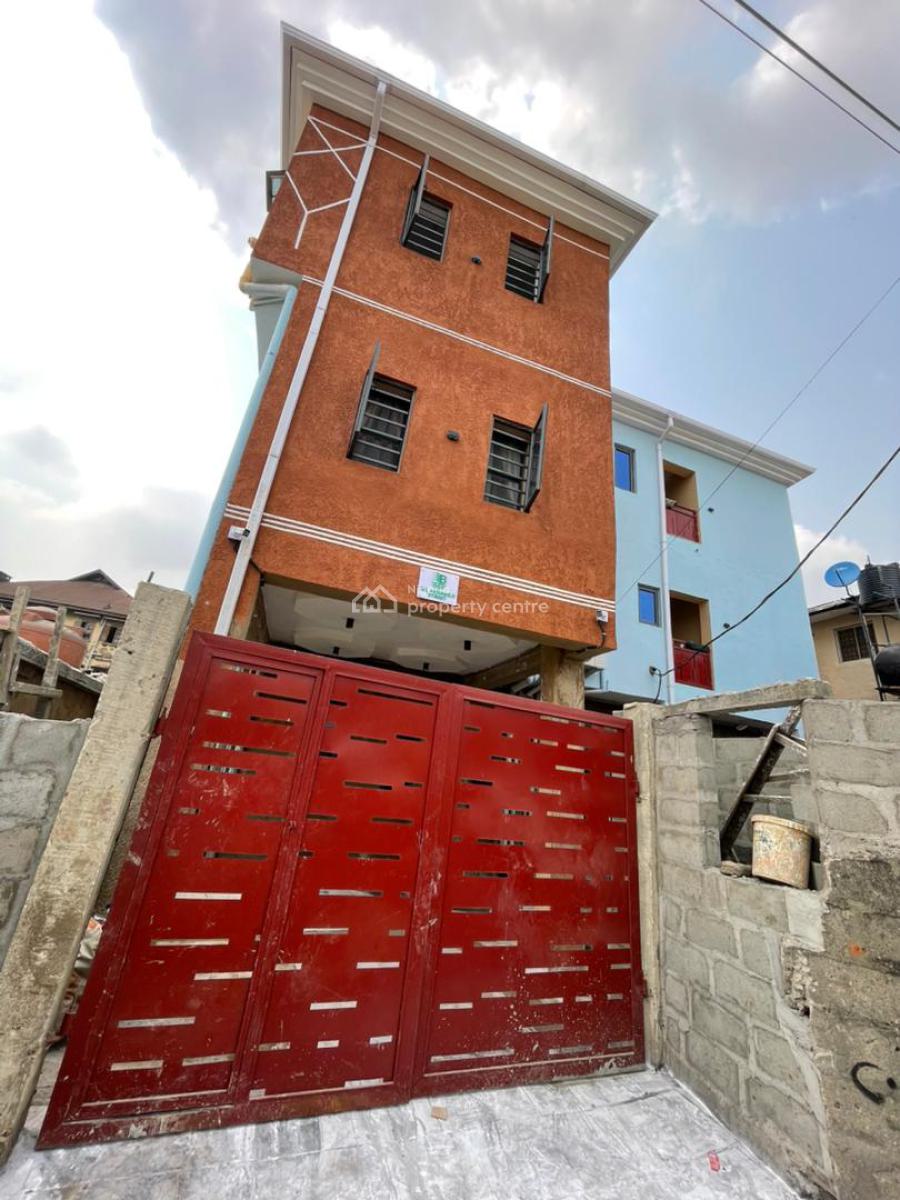 Furnished 1 Bedroom Shared Apartment 4 Man Room for Female Hostel, 35 Akinsoji Street, Fadeyi, Shomolu, Lagos, Mini Flat (room and Parlour) for Rent