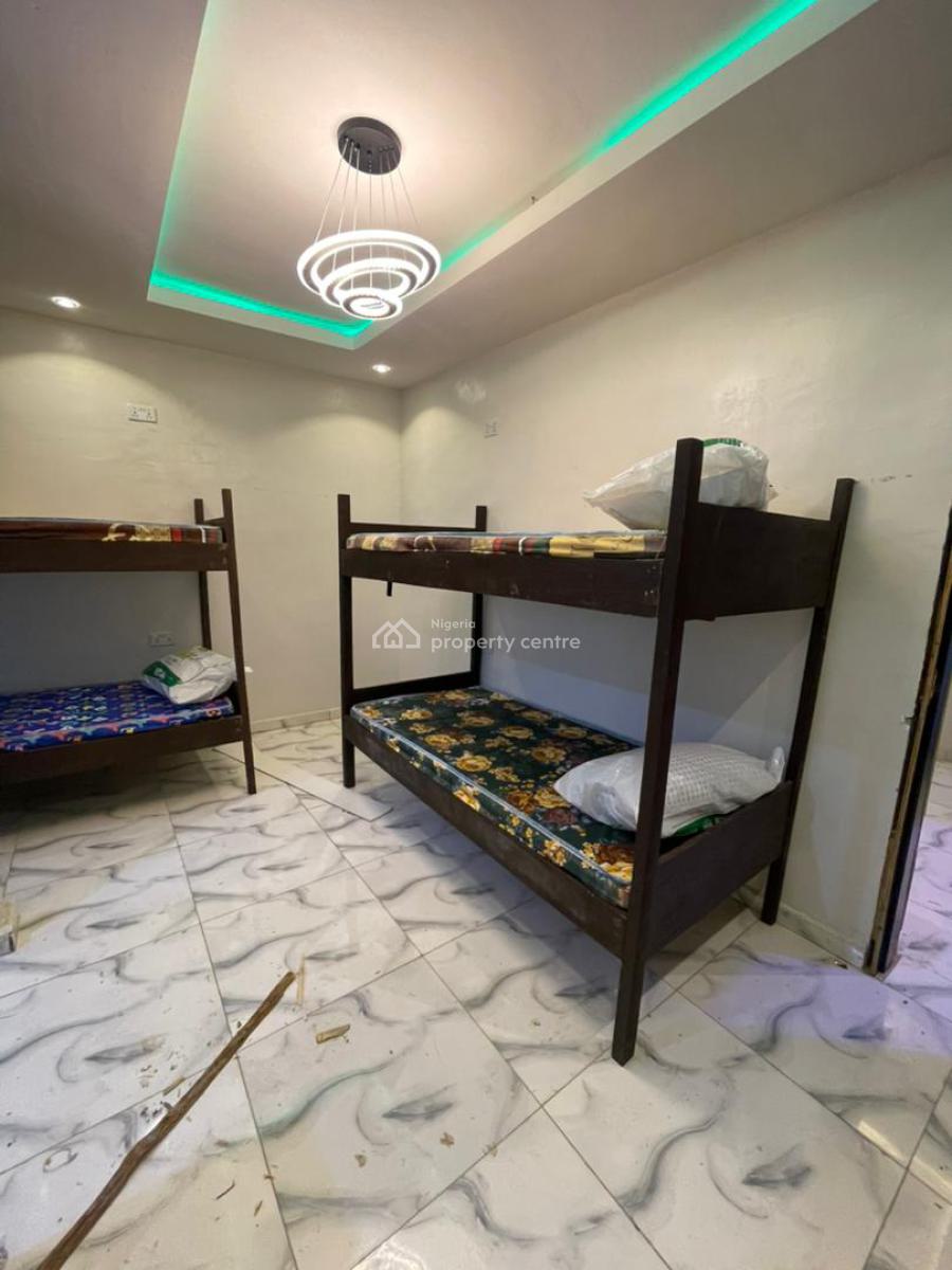 Furnished 1 Bedroom Shared Apartment 4 Man Room for Female Hostel, 35 Akinsoji Street, Fadeyi, Shomolu, Lagos, Mini Flat (room and Parlour) for Rent