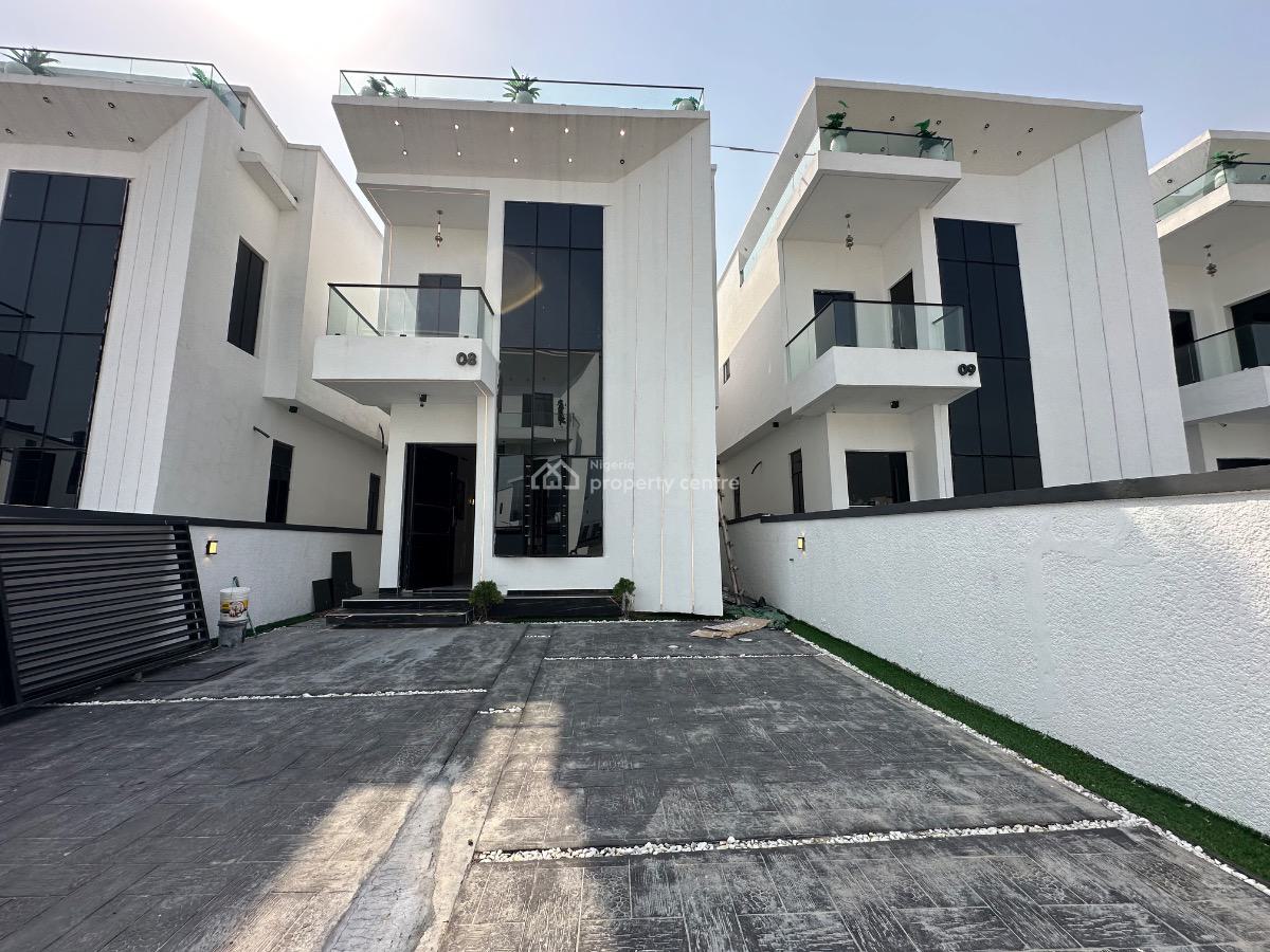 Charming Five (5) Bedroom Detached Duplex with Swimming Pool & Bq, Chevron, Lekki, Lagos, Detached Duplex for Sale