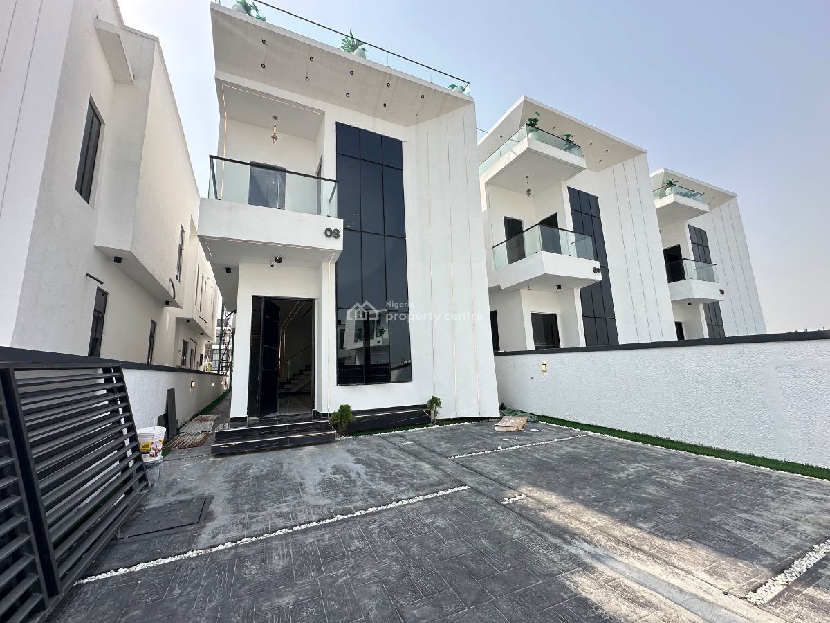 Charming Five (5) Bedroom Detached Duplex with Swimming Pool & Bq, Chevron, Lekki, Lagos, Detached Duplex for Sale