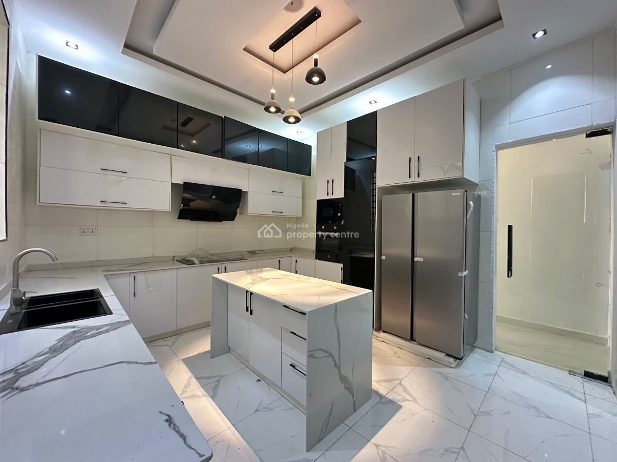 Charming Five (5) Bedroom Detached Duplex with Swimming Pool & Bq, Chevron, Lekki, Lagos, Detached Duplex for Sale