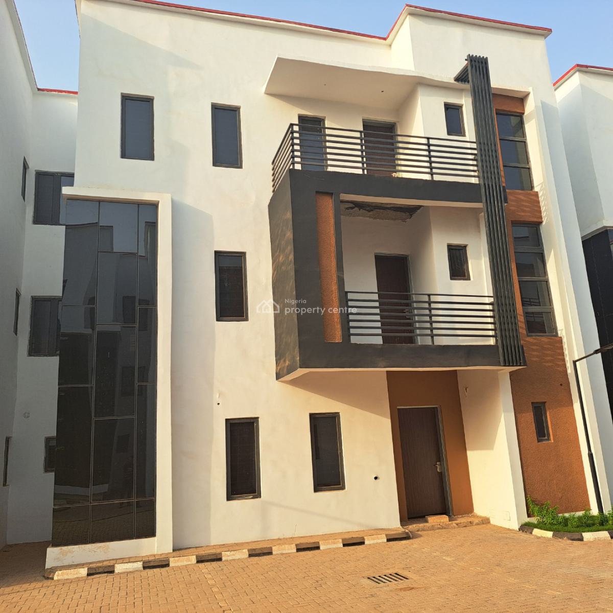 Luxury 4 Bedroom with a Bq Attached, By Ap Filling Station, Durumi, Abuja, Terraced Duplex for Sale