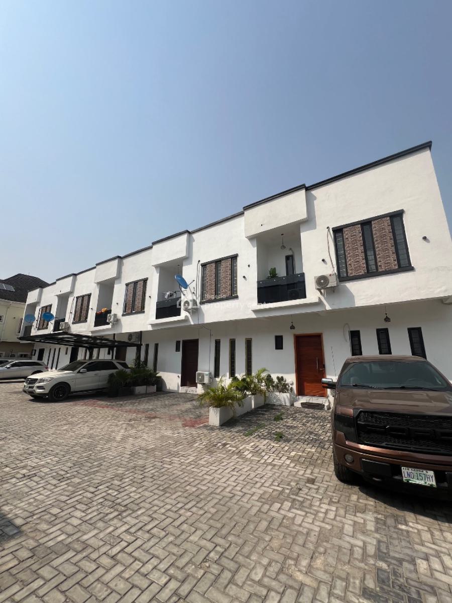 Furnished 2 Bedrooms Terraced Duplex with Bq, Chevron, Lekki, Lagos, Terraced Duplex for Rent