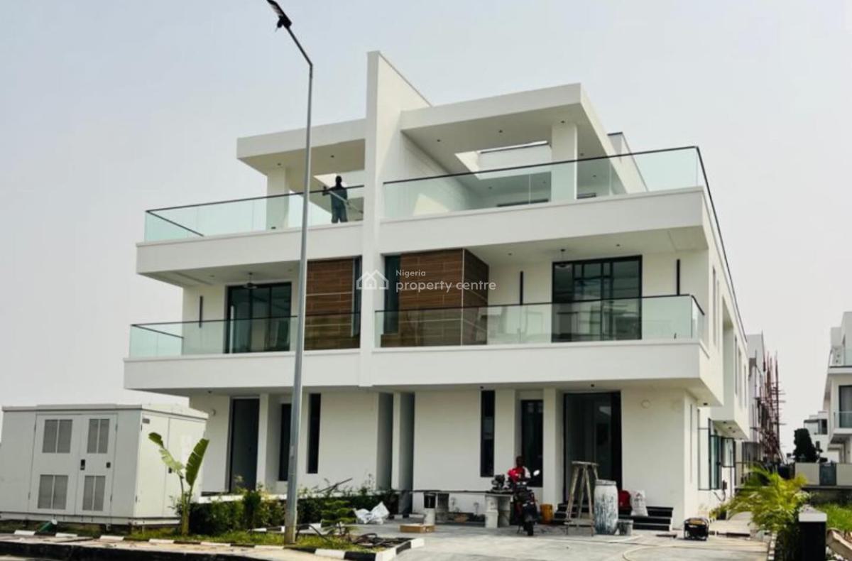 Newly Built Five Bedroom Semi Detached House with Bq, Cowrie Creek Estate, Ikate, Lekki, Lagos, House for Rent