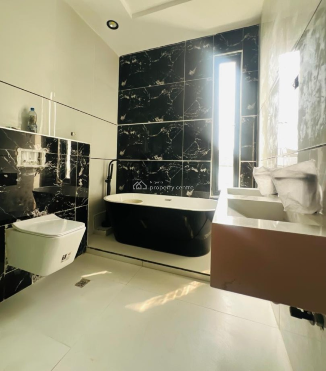 Newly Built Five Bedroom Semi Detached House with Bq, Cowrie Creek Estate, Ikate, Lekki, Lagos, House for Rent