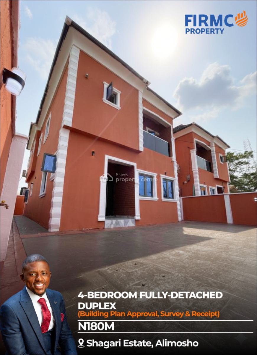 Top-notch 4 Bedroom Fully Detached Duplex, Alimosho, Lagos, Detached Duplex for Sale