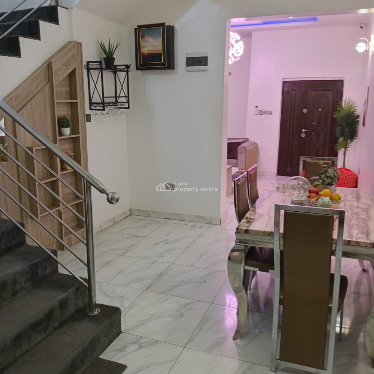 Fully Furnished 4 Bedroom Terrace Duplex with Bq, Wuse, Abuja, Terraced Duplex for Rent