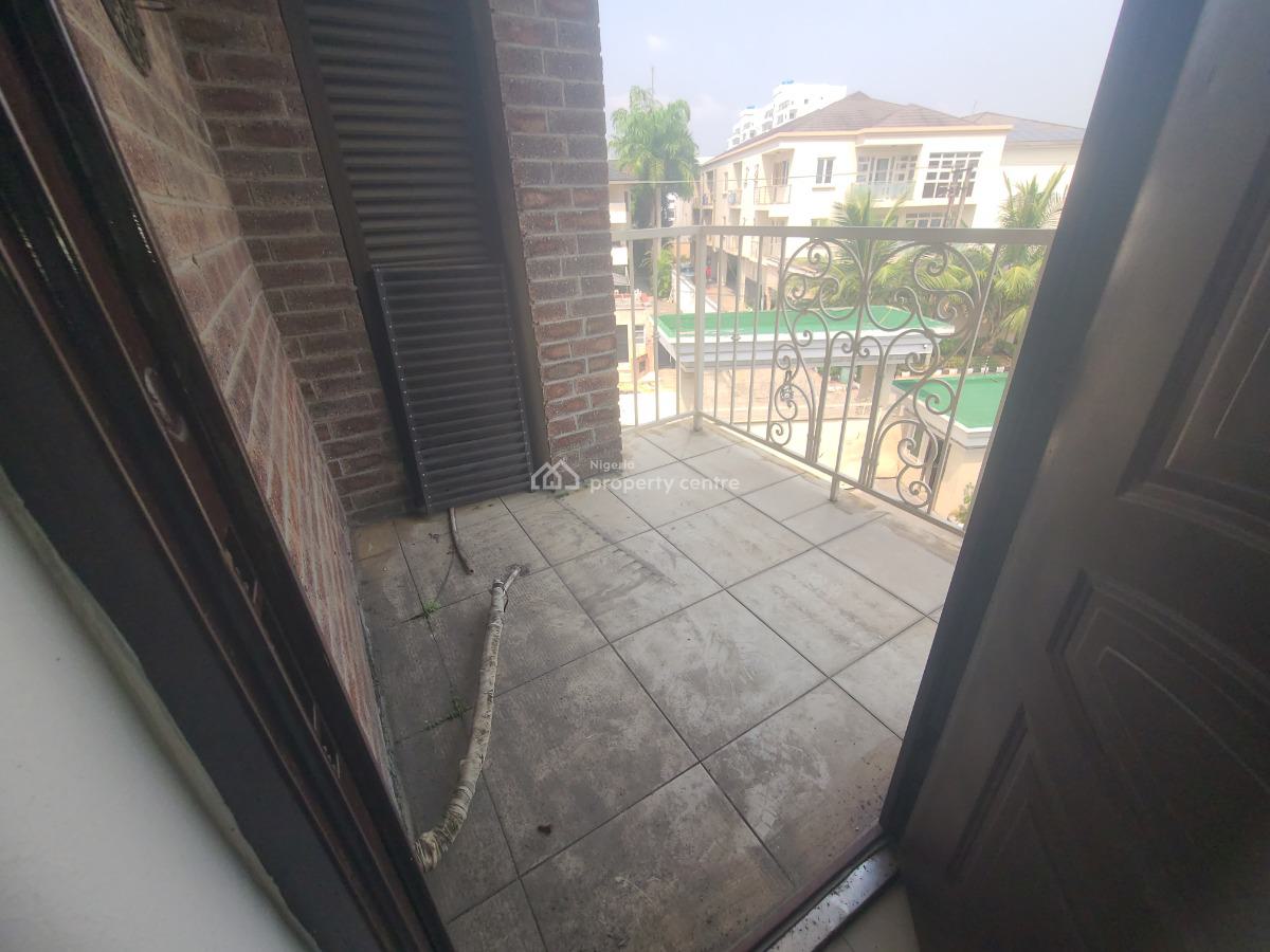 Well Finished 4 Bedrooms Terraced Duplex with  Bq & Swimming Pool, Off Banana Island, Ikoyi, Lagos, Terraced Duplex for Sale