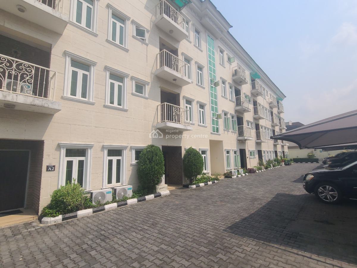 Luxuriously Finished 4bedroom Terrace House with Boys Quarter, Off Banana Island, Ikoyi, Lagos, Terraced Duplex for Rent
