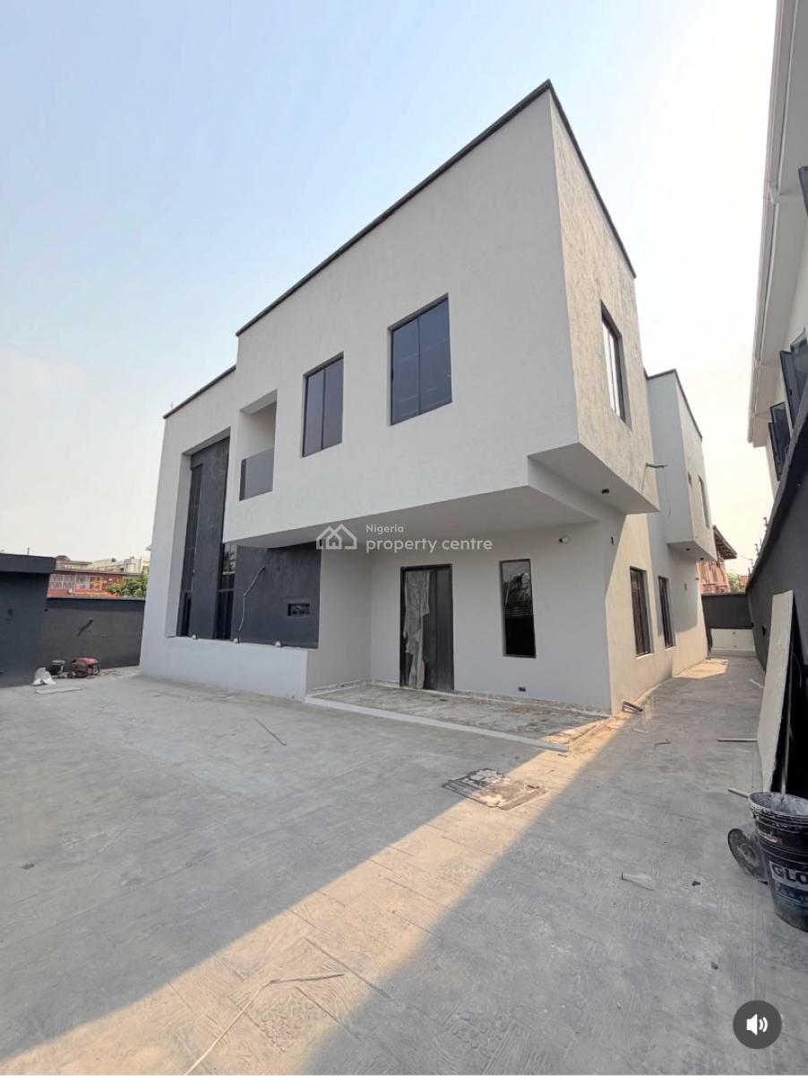 Newly Built 4 Bedroom Fully Detached Duplex with Bq, Adeniyi Jones, Ikeja, Lagos, Detached Duplex for Sale