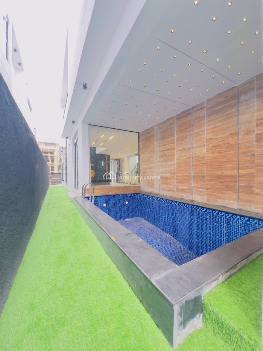 5 Bedroom Fully Detached Duplex+bq with Pool & Gym, Chevron, Lekki, Lagos, Detached Duplex for Sale