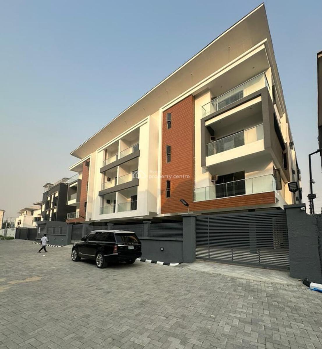 Serviced 3-bedroom Apartment with Bq, Lekki Phase 1, Lekki, Lagos, Flat / Apartment for Rent