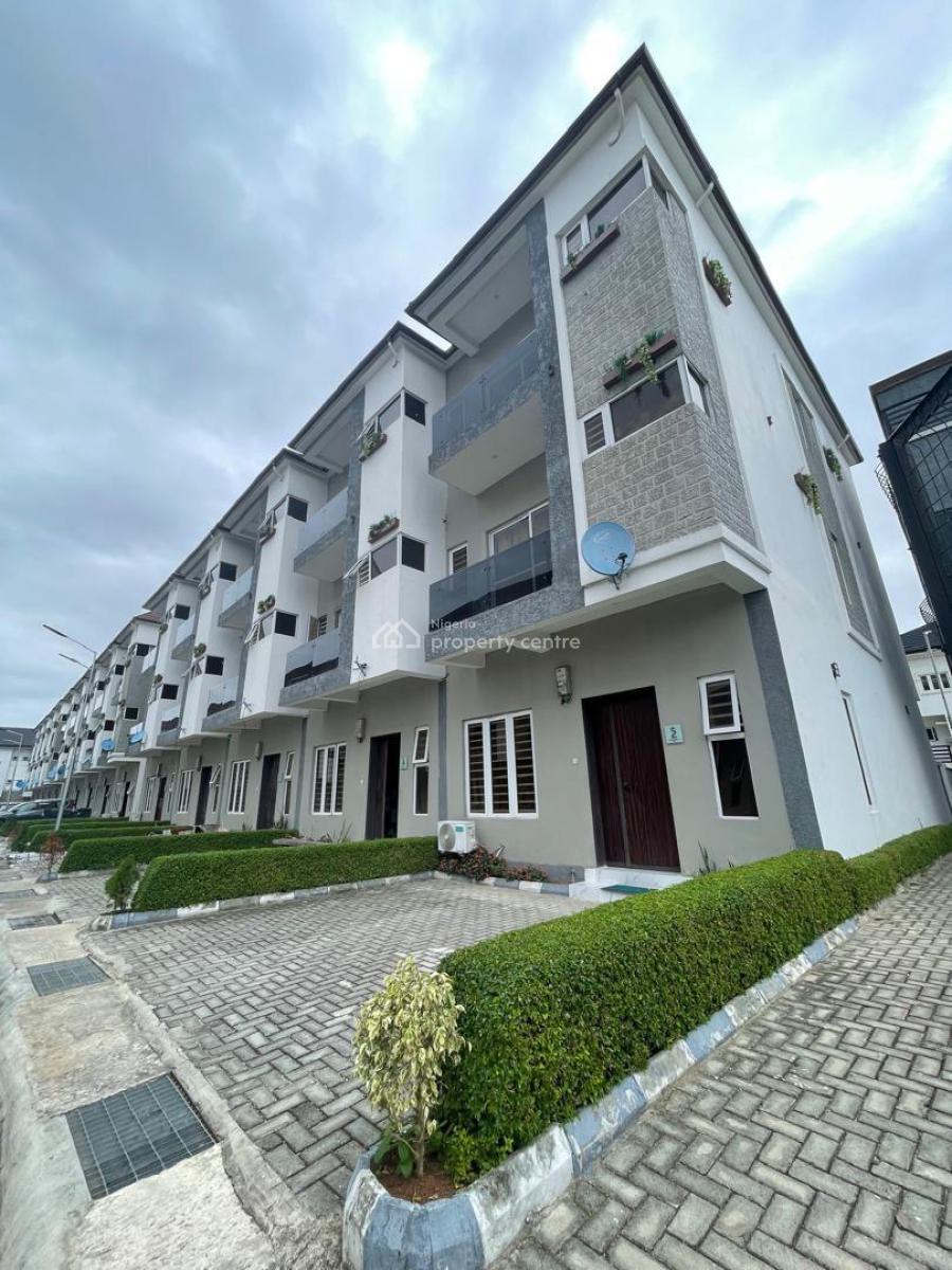 Well Planned  4 Bedroom Terrace Duplex, Swimming Pool and Gym, Most Sought After Haven Family Residential Neighborhood, Ikate, Lekki, Lagos, Terraced Duplex for Sale