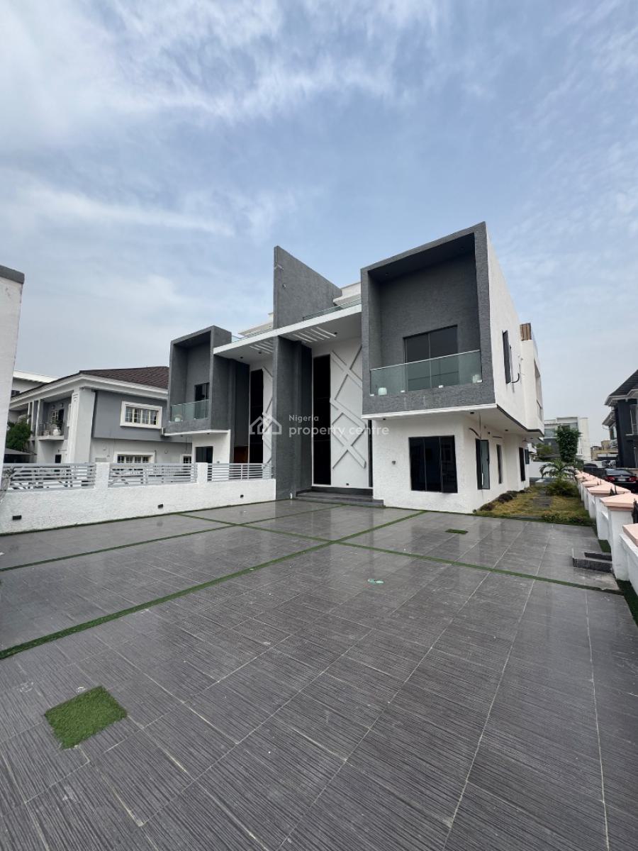 Glowing Five (5) Bedroom Semi-detached Duplex, Osapa, Lekki, Lagos, Semi-detached Duplex for Sale