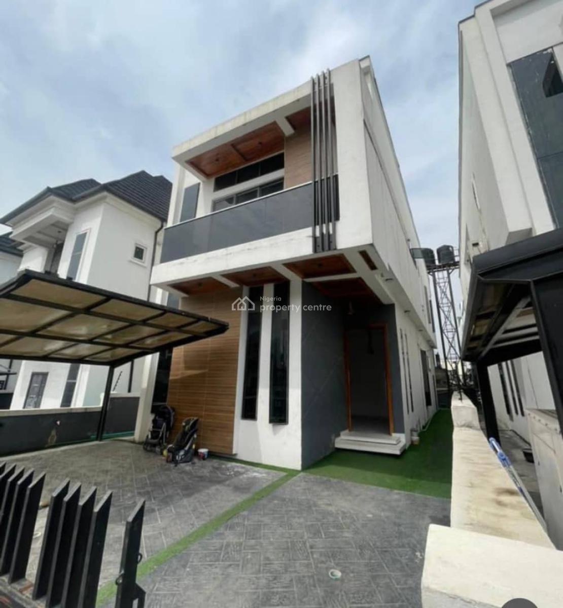 Four Bedrooms Detached Duplex, Chevron, Lekki, Lagos, Detached Duplex for Rent