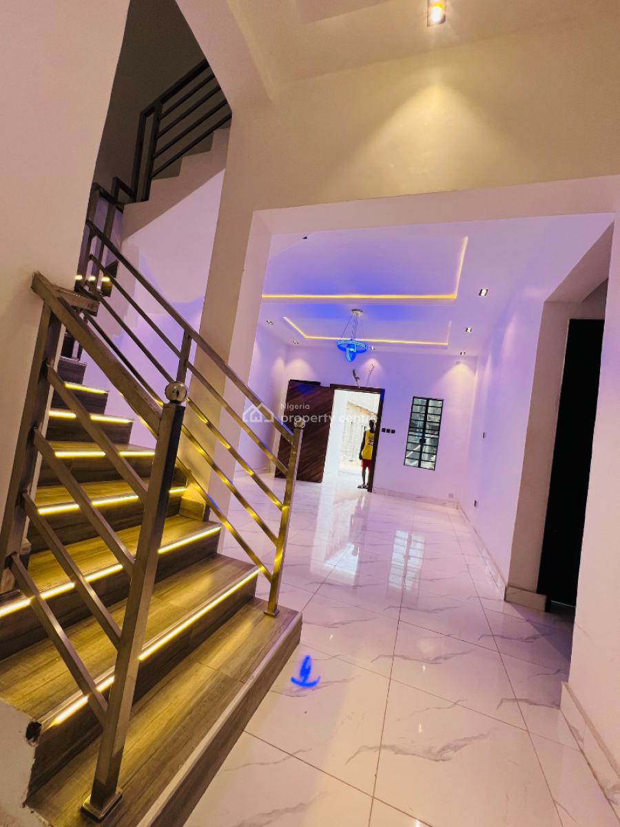 4 Bedroom Terrace Duplex with a Swimming Pool, Sangotedo, Ajah, Lagos, Terraced Duplex for Sale
