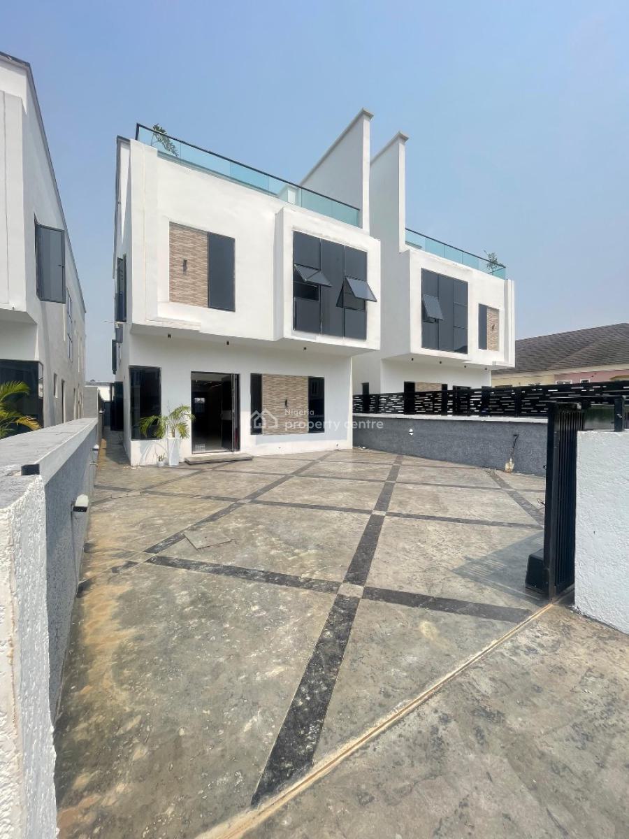 Exquisite 5-bedroom Semi-detached Duplex with Bq, Ajah, Lagos, Semi-detached Duplex for Sale
