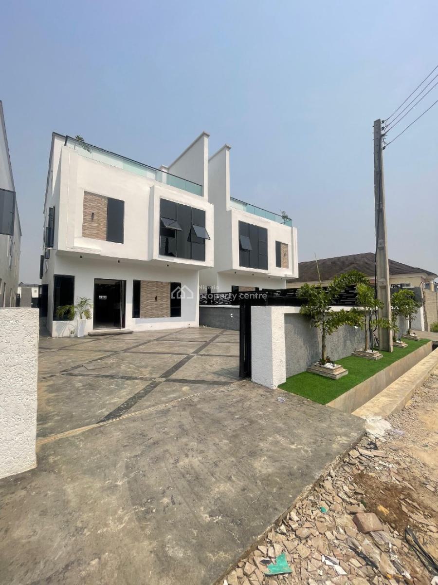 Exquisite 5-bedroom Semi-detached Duplex with Bq, Ajah, Lagos, Semi-detached Duplex for Sale