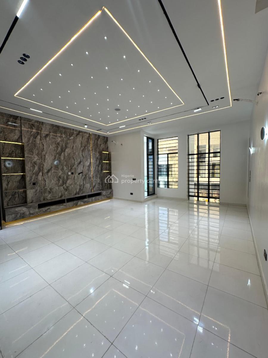 Luxury Spacious 5 Bedroom Fully Detached Duplex with Bq and Swimming Pool, Chevron, Lekki, Lagos, Detached Duplex for Sale