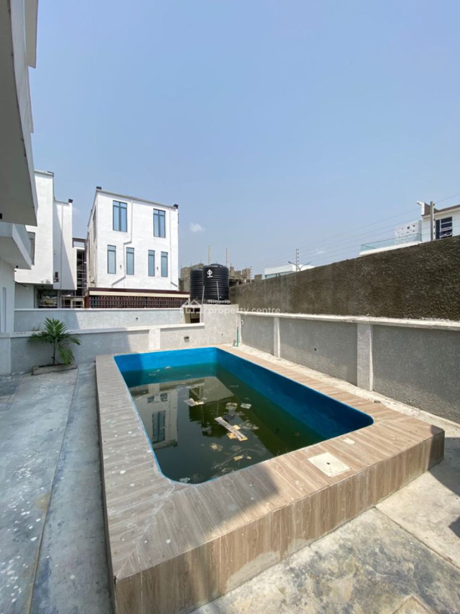 Beautiful 5 Bedroom Fully Detached Duplex with Bq, Pool, Cinema, Osapa, Lekki, Lagos, Detached Duplex for Sale