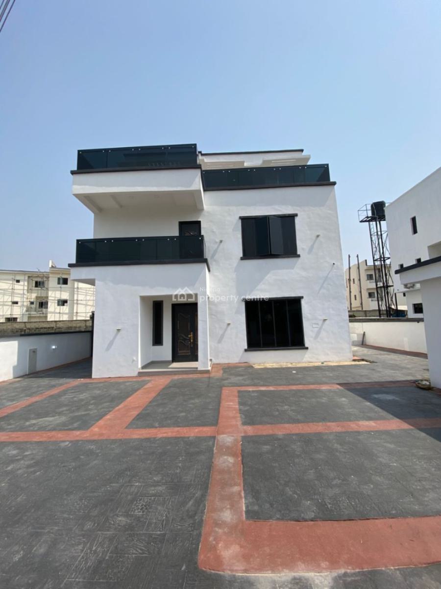 Capacious 4 Bedroom Fully Detached Duplex with Bq, Pool, Osapa, Lekki, Lagos, Detached Duplex for Sale