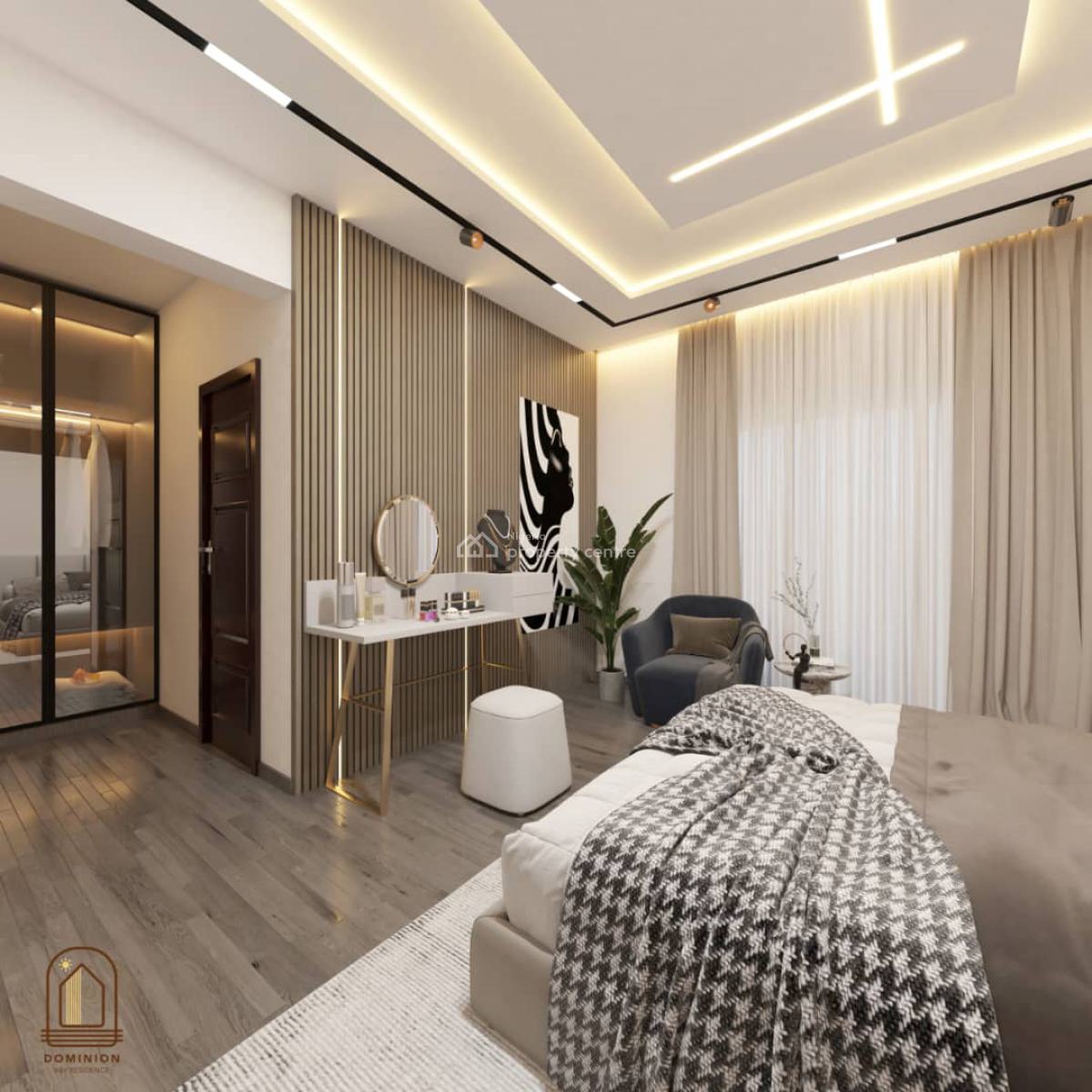 Exquisite 3 Bedroom Terrace Duplex+ Studio with Pool, Gym & Beach View, Atican Beachview Estate, Along The Lagos-calabar Coastal Highway, Lekki Phase 2, Lekki, Lagos, Terraced Duplex for Sale