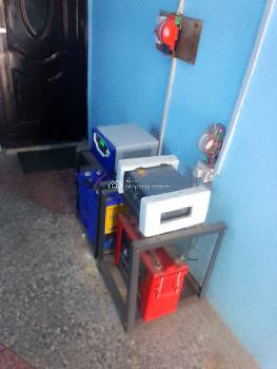 Fully Furnished and Service Spacious  Upstairs Room Self Contained, Boet Estate, Adeniyi Jones, Ikeja, Lagos, Self Contain (single Rooms) for Rent