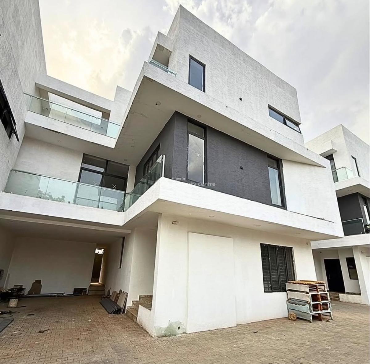 Brand New Contemporary 5 Bedroom Terrace Duplex with 1 Bedroom Bq, Maitama District, Abuja, Terraced Duplex for Sale