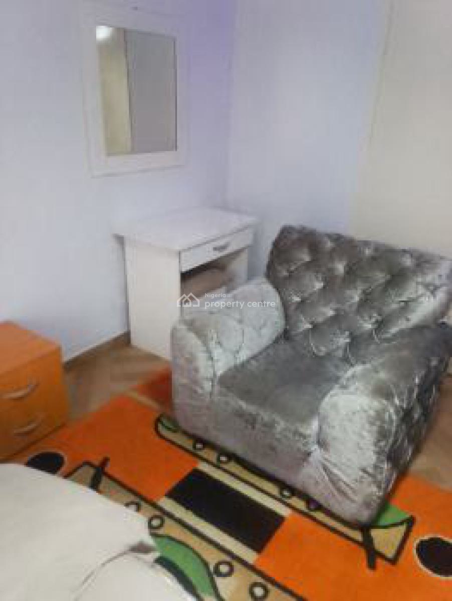 Fully Furnished & Serviced Spacious Upstair Room & Parlour, Boet Estate, Adeniyi Jones, Ikeja, Lagos, Mini Flat (room and Parlour) for Rent