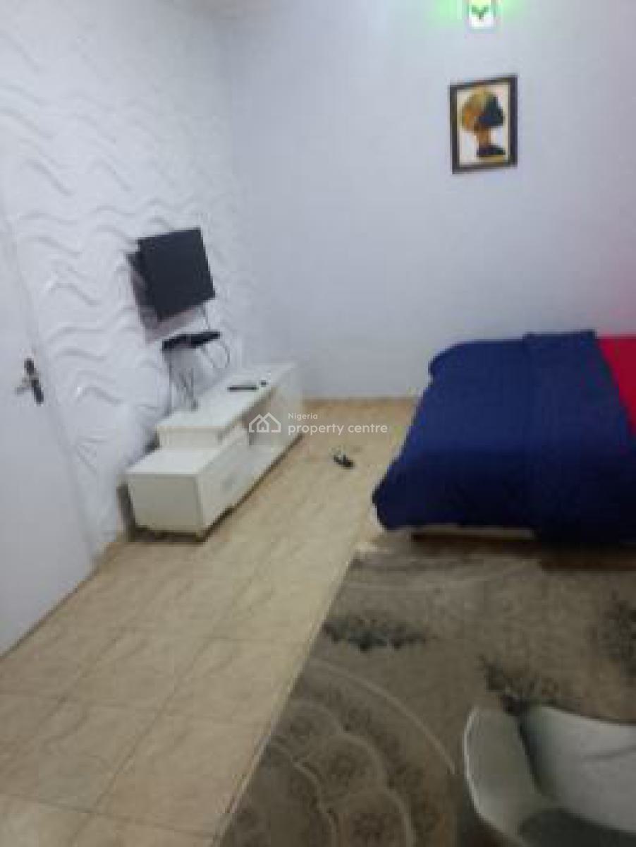 Fully Furnished & Serviced Spacious Upstair Room & Parlour, Boet Estate, Adeniyi Jones, Ikeja, Lagos, Mini Flat (room and Parlour) for Rent