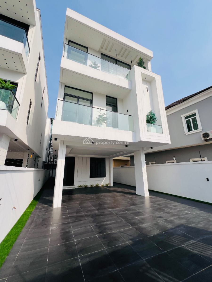 Luxury 5 Bedroom Detached Duplex on Two Floors, Chevron, Igbo Efon, Lekki, Lagos, Detached Duplex for Sale