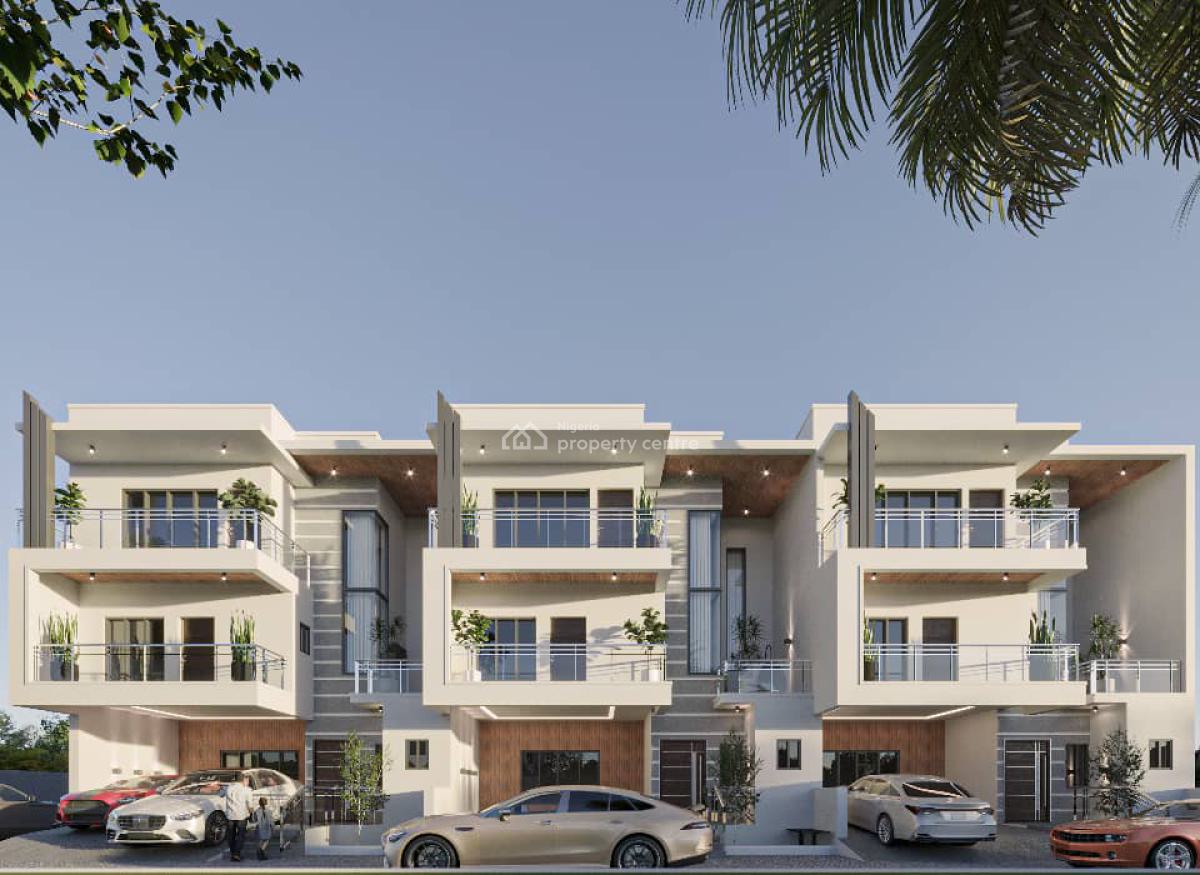 Luxury Semi-finished 4-bedroom Terrace Duplex with 1-room Bq, Behind Military Pension Board, Fo1 Layout, Kubwa, Abuja, Terraced Duplex for Sale