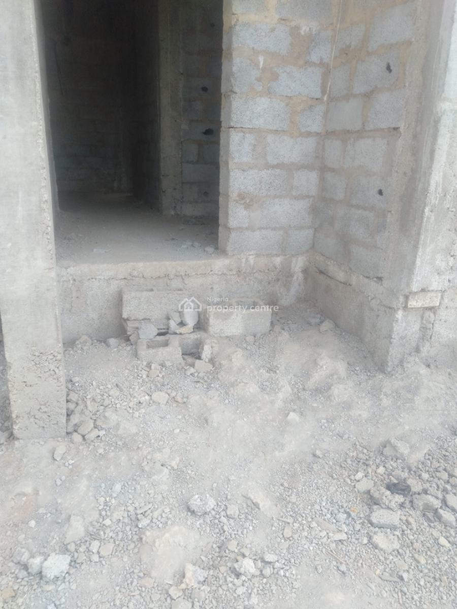 Luxury Semi-finished 4-bedroom Terrace Duplex with 1-room Bq, Behind Military Pension Board, Fo1 Layout, Kubwa, Abuja, Terraced Duplex for Sale