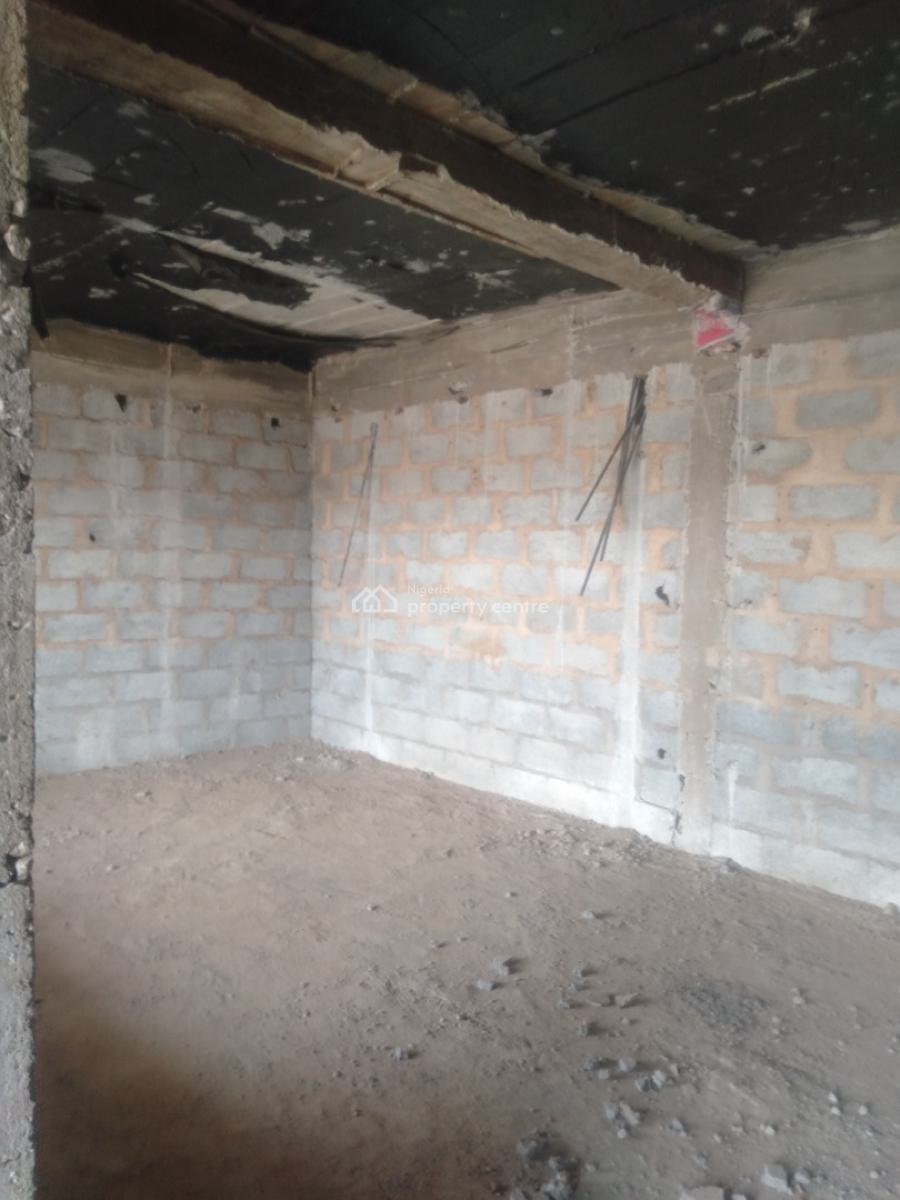 Luxury Semi-finished 4-bedroom Terrace Duplex with 1-room Bq, Behind Military Pension Board, Fo1 Layout, Kubwa, Abuja, Terraced Duplex for Sale