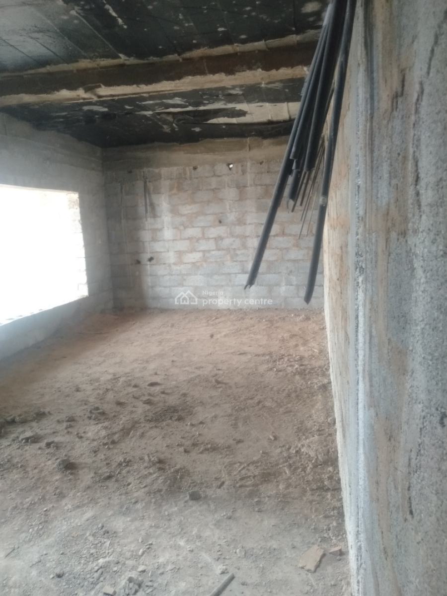 Luxury Semi-finished 4-bedroom Terrace Duplex with 1-room Bq, Behind Military Pension Board, Fo1 Layout, Kubwa, Abuja, Terraced Duplex for Sale