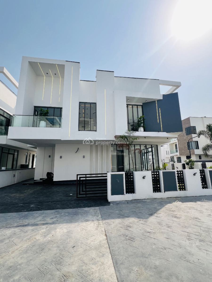 Luxury 5 Bedroom Detached Duplex in a Beautiful Estate with Bq, Chevron, Igbo Efon, Lekki, Lagos, Detached Duplex for Sale