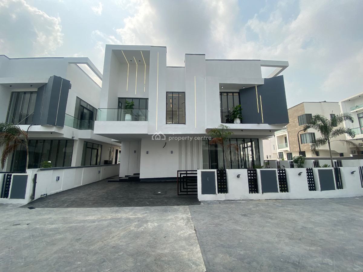 Luxury 5 Bedrooms Detached Duplex with Excellent Finishing, After 2nd Toll Gate, Chevron Alternate, Lekki, Lagos, Detached Duplex for Sale