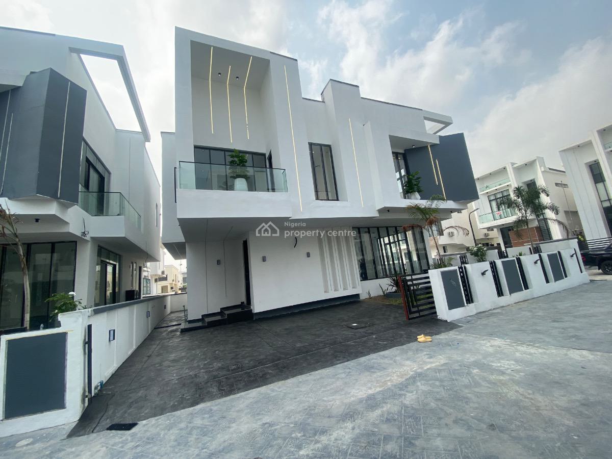 Luxury 5 Bedrooms Detached Duplex with Excellent Finishing, After 2nd Toll Gate, Chevron Alternate, Lekki, Lagos, Detached Duplex for Sale