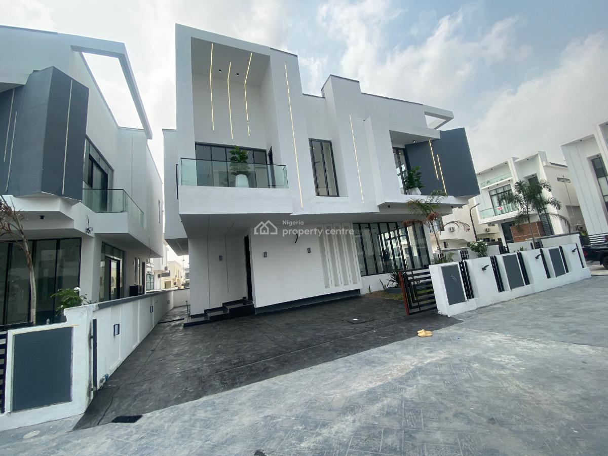 Luxury 5 Bedrooms Detached Duplex with Excellent Finishing, After 2nd Toll Gate, Chevron Alternate, Lekki, Lagos, Detached Duplex for Sale