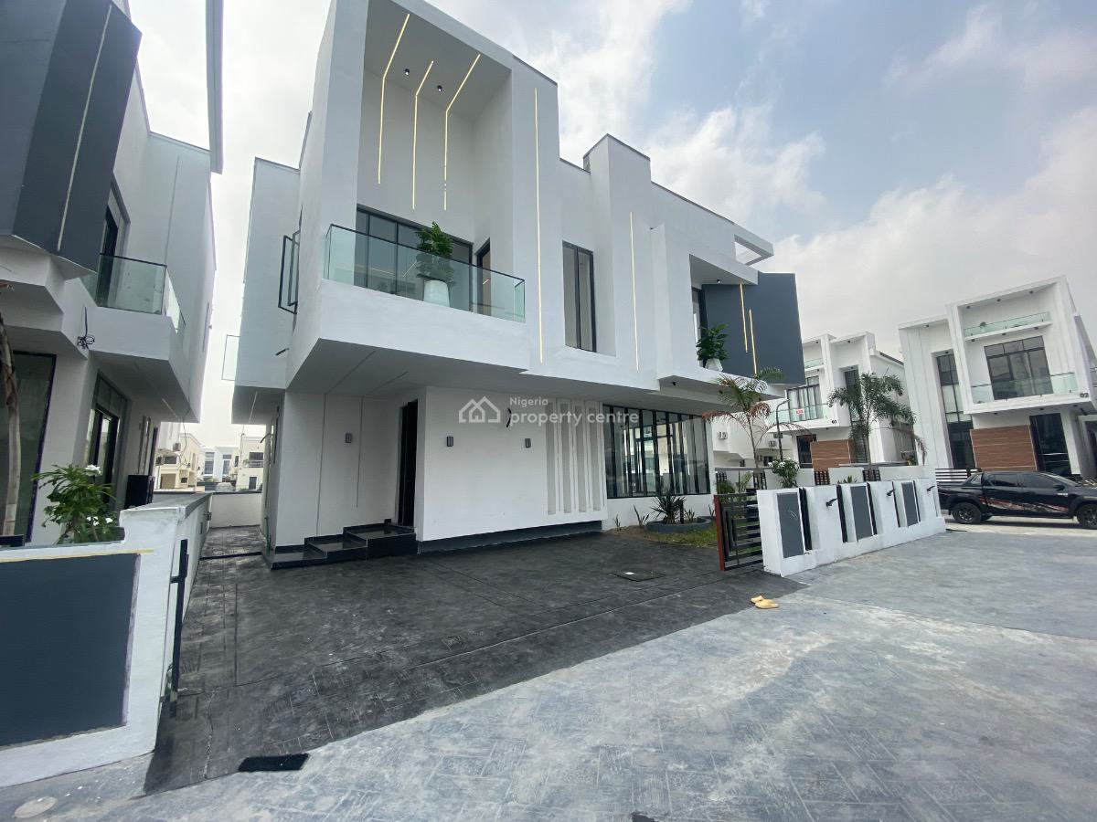 Luxury 5 Bedrooms Detached Duplex with Excellent Finishing, After 2nd Toll Gate, Chevron Alternate, Lekki, Lagos, Detached Duplex for Sale