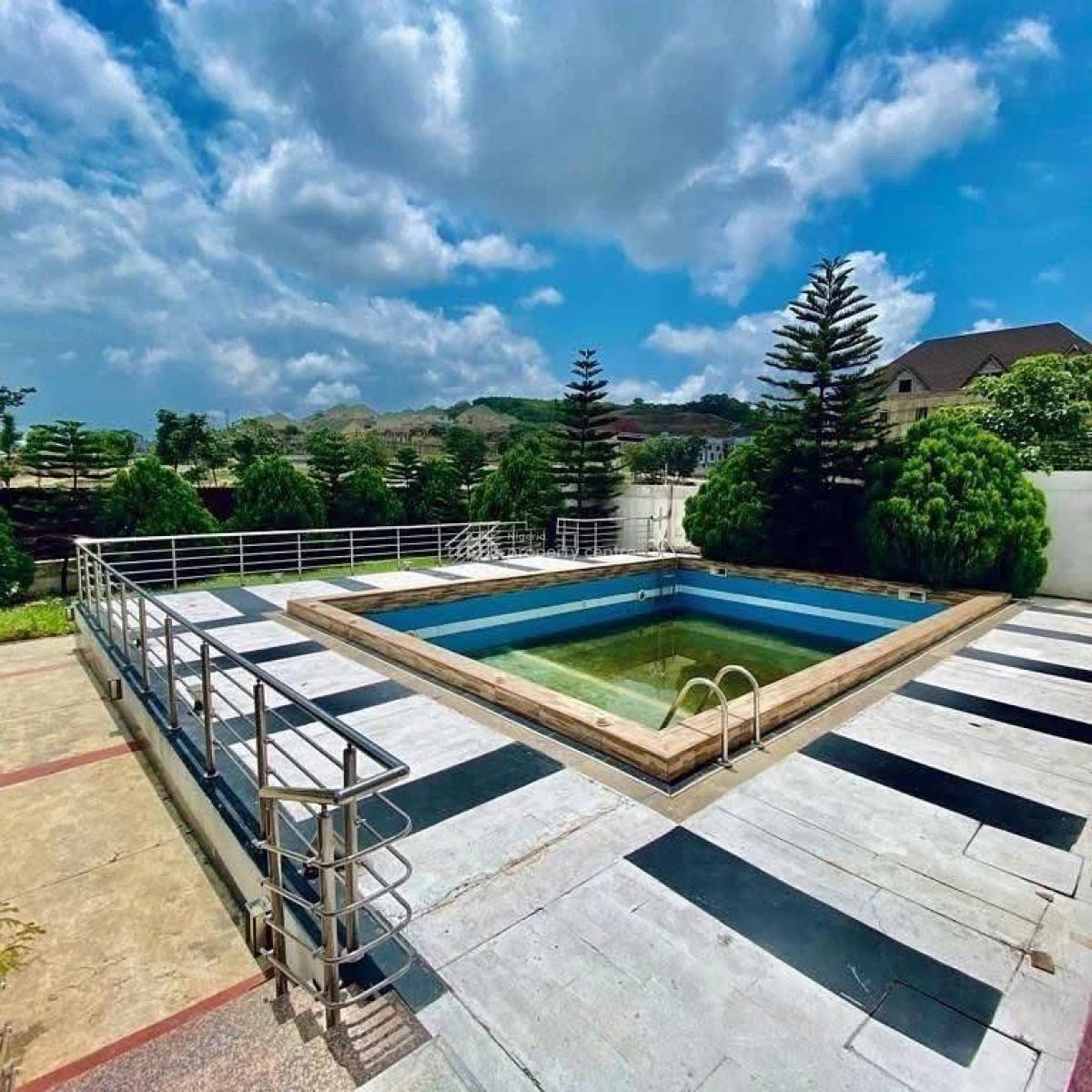 Luxury 8 Bedroom Furnished Mansion ,bq,pool,gardens,office,penthouse,, Guzape District, Abuja, Detached Duplex for Sale