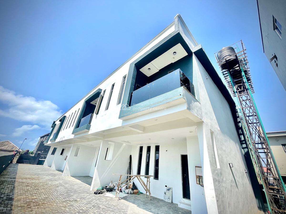 Brand New 4 Bedrooms Terrace Duplex, Orchid Road, Chevron Axis, Lekki, Lagos, Terraced Duplex for Sale