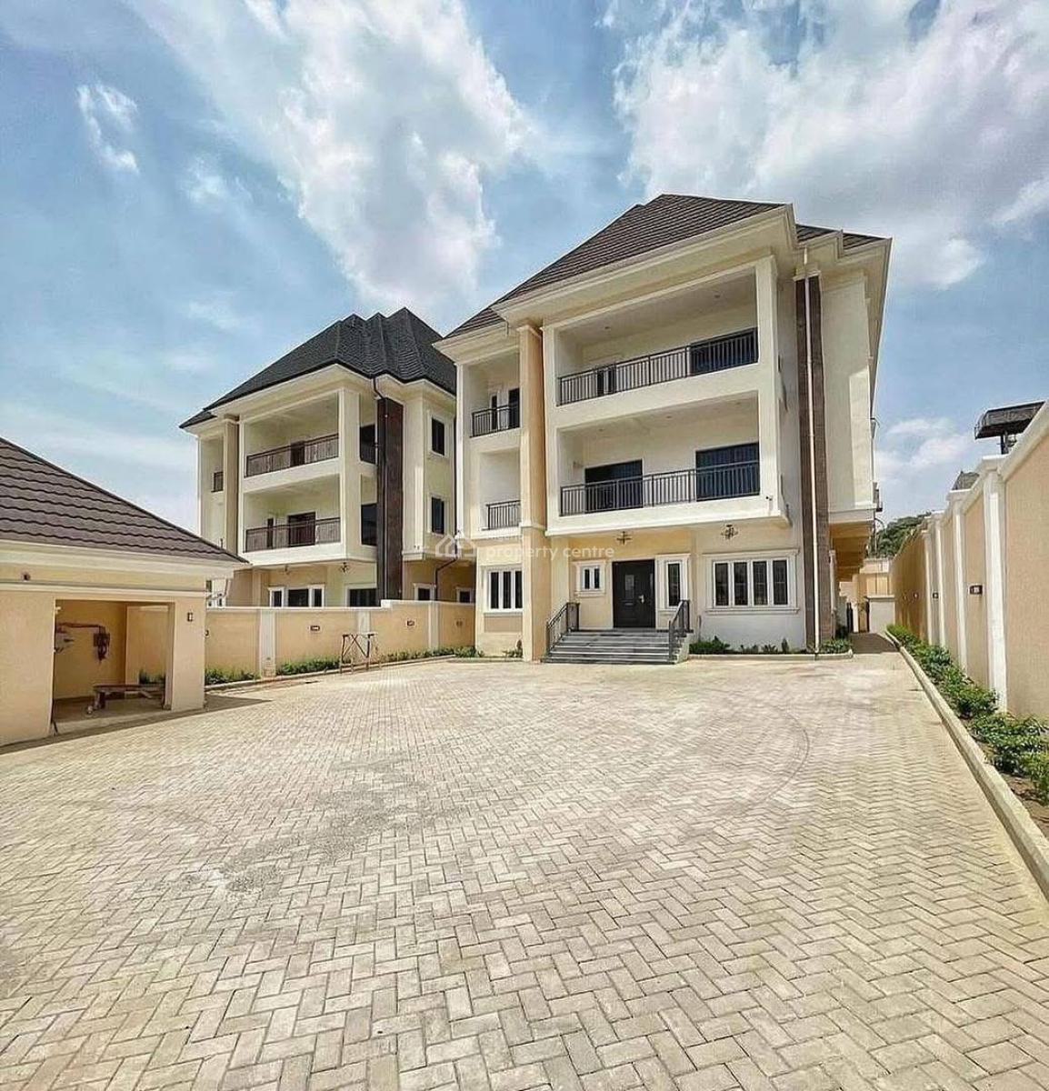 Contemporary 8 Bedroom Serviced Duplex, Bq, Pool,elevator,gym, Office, Asokoro District, Abuja, Detached Duplex for Sale