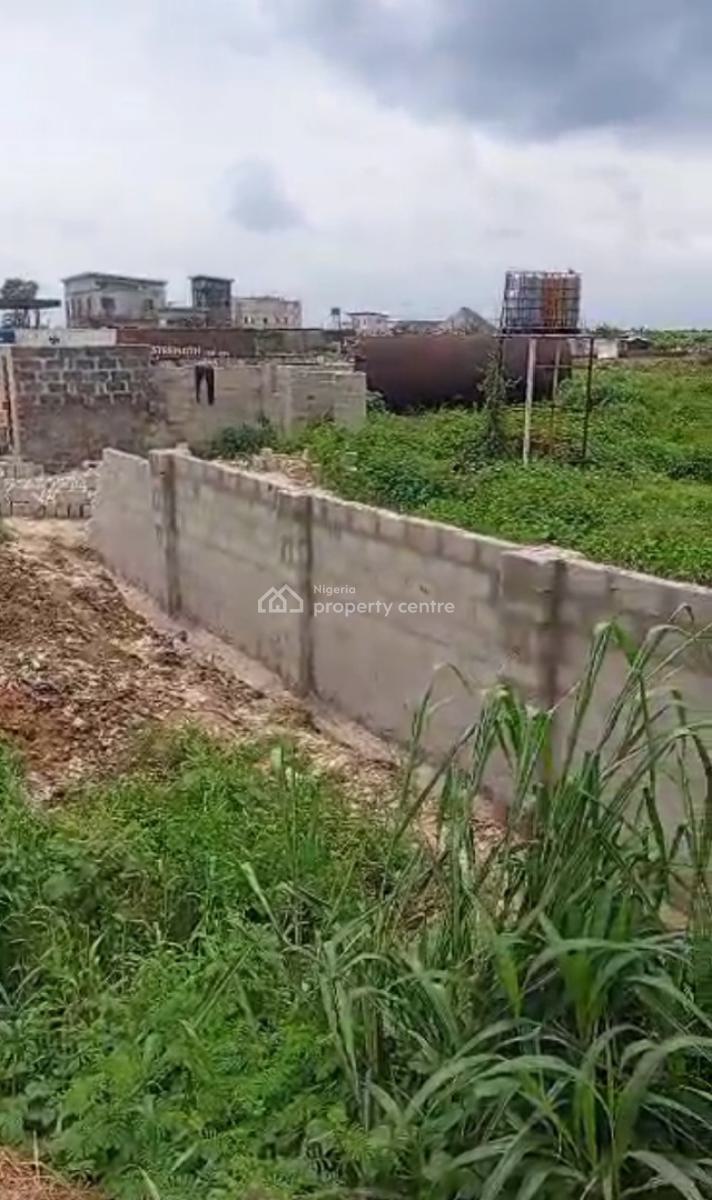 Six Plots of Land Totally Fenced, Obirikwere Airport Road, Port Harcourt, Rivers, Commercial Land for Sale
