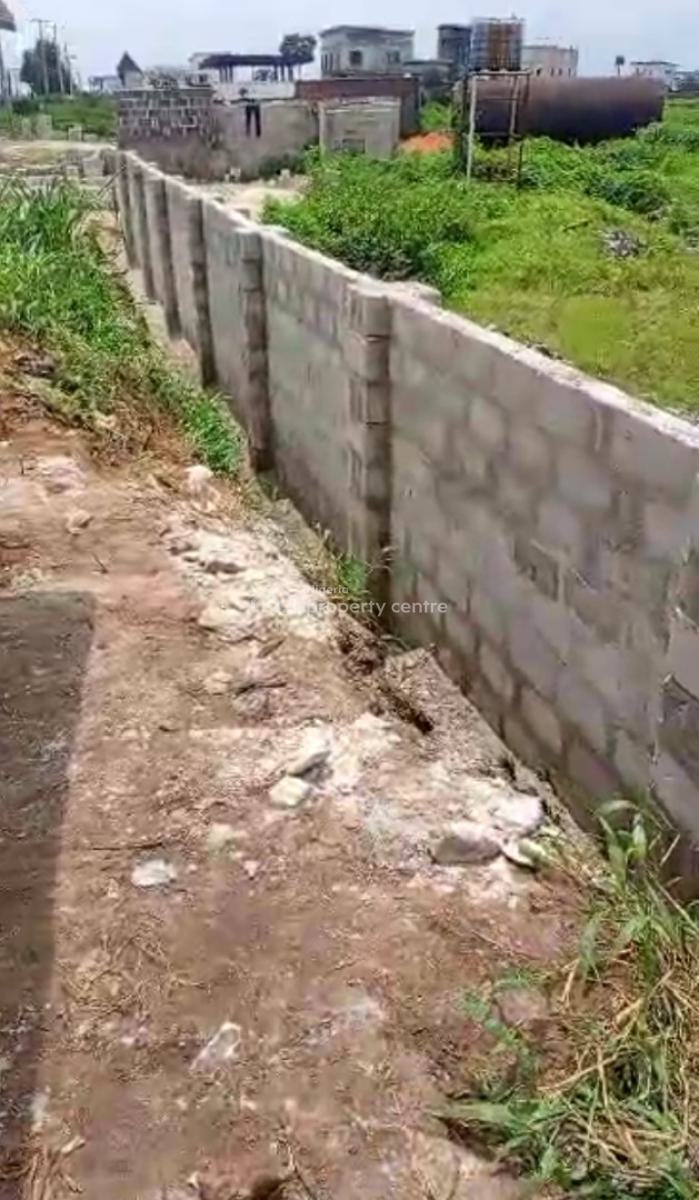 Six Plots of Land Totally Fenced, Obirikwere Airport Road, Port Harcourt, Rivers, Commercial Land for Sale