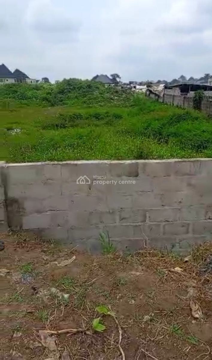 Six Plots of Land Totally Fenced, Obirikwere Airport Road, Port Harcourt, Rivers, Commercial Land for Sale