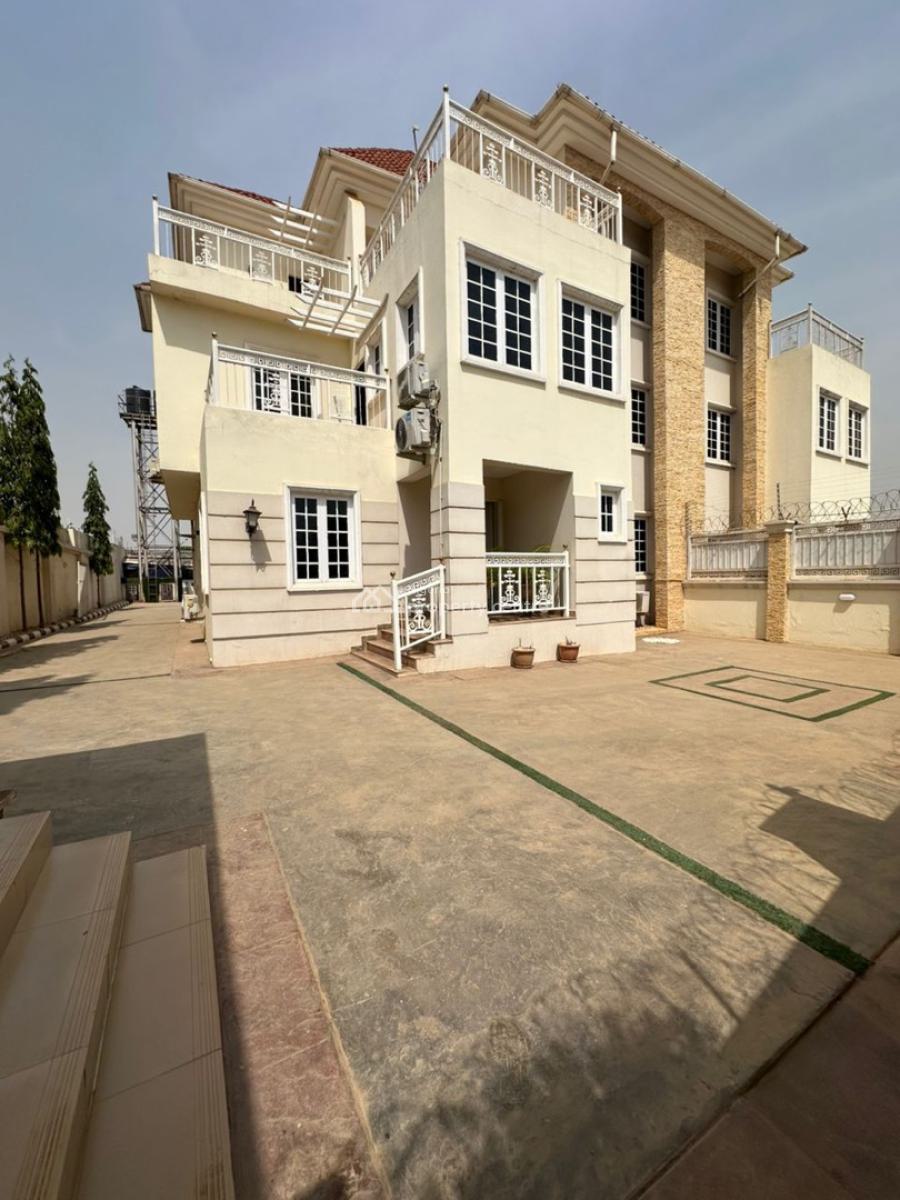 Luxury 5 Bedroom Furnished Semi Detached Duplex,wi-fi,cctv,office,gym,, Serene Neighborhood, Good Access Road, Wuye, Abuja, House for Rent